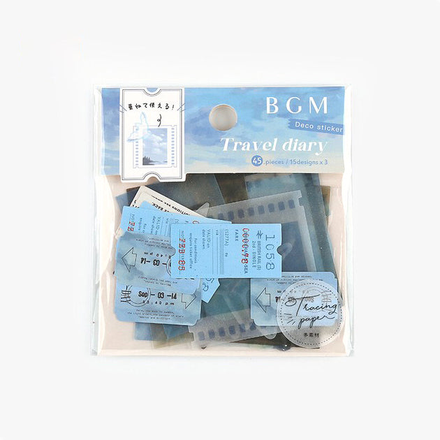 BGM Travel Diary Stickers - Sky