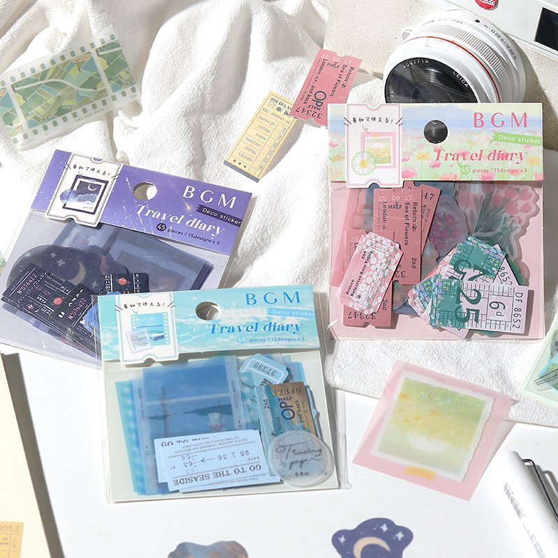 BGM Travel Diary Stickers - Sky