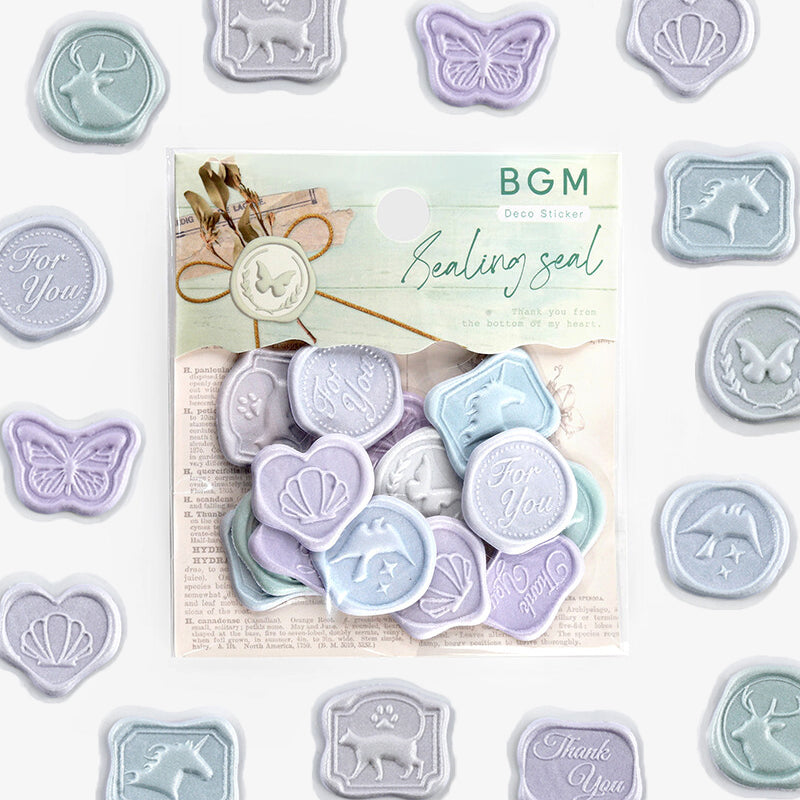 BGM Wax Seal Stickers - Animals