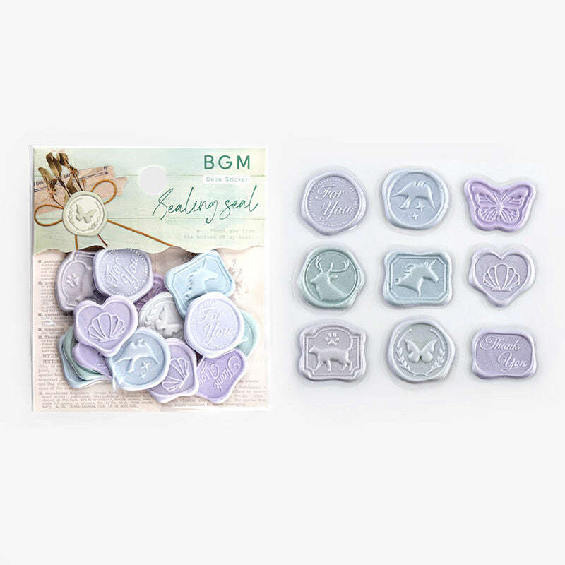 BGM Wax Seal Stickers - Animals
