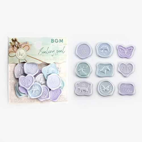 BGM Wax Seal Stickers - Animals