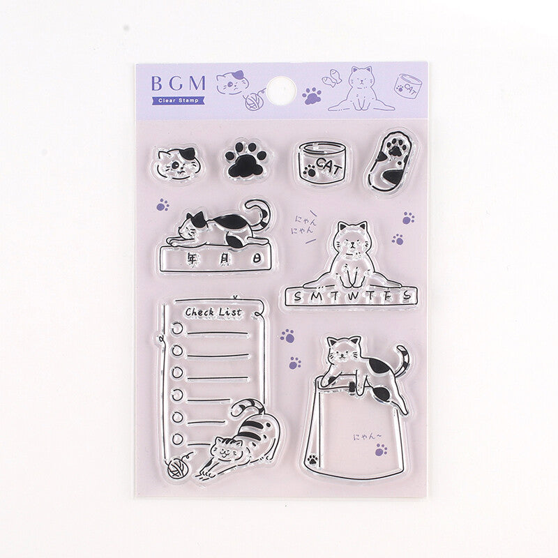 BGM Clear Stamp - Cat
