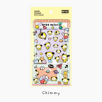 BT21 Clear Stickers - Minini