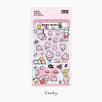 BT21 Clear Stickers - Minini