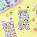 BT21 Clear Stickers - Minini