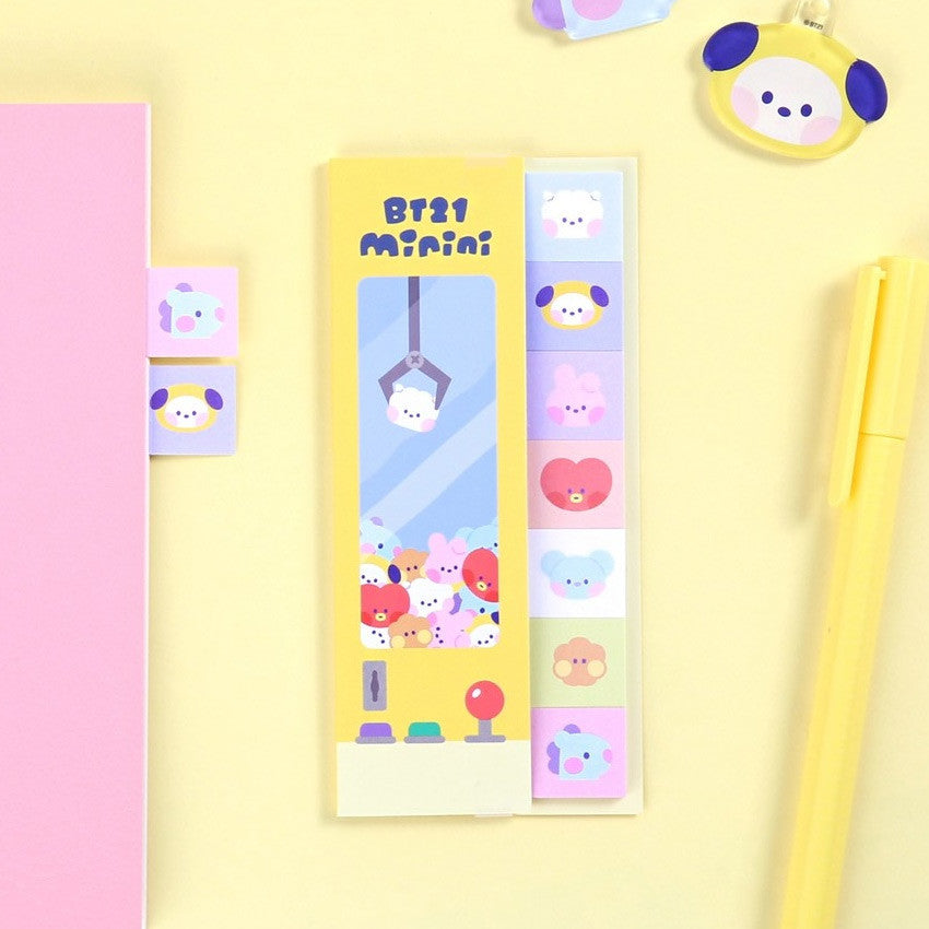 BT21 Index Sticky Notes - Yellow