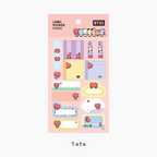 BT21 Label Stickers - Minini