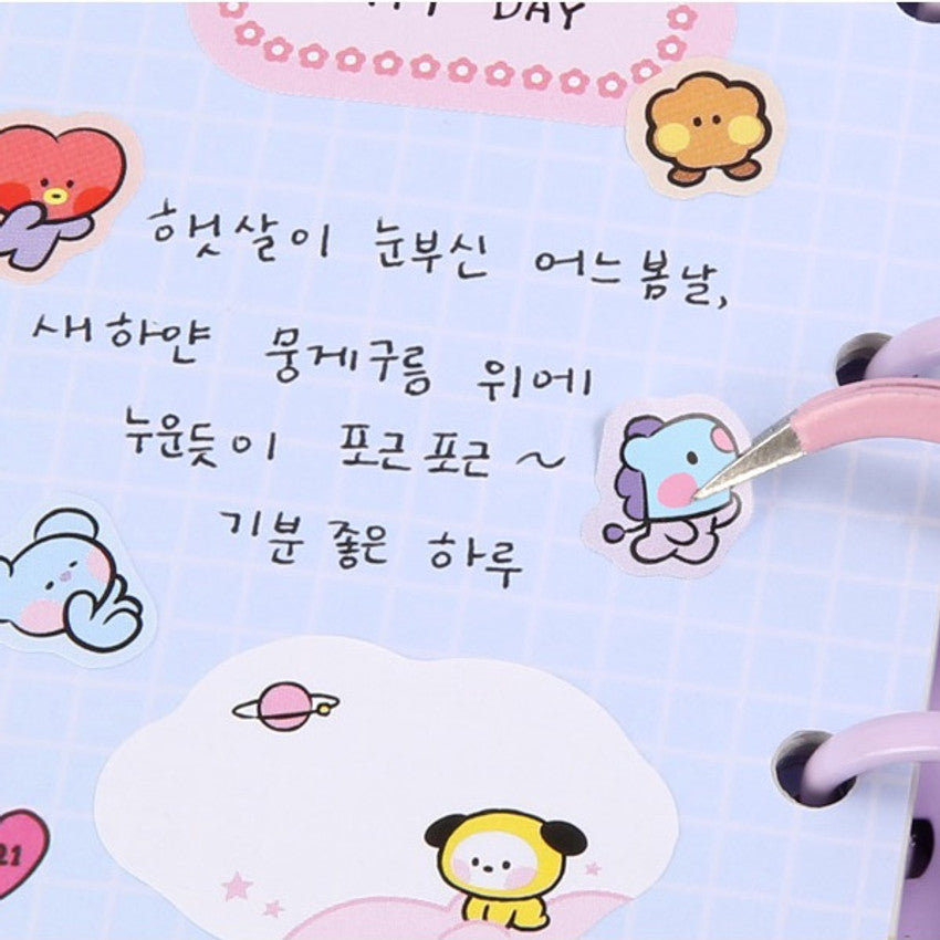 BT21 Label Stickers - Minini