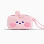 BT21 Minini Plush Double Pockets Zipper Pen Pouch - Cooky