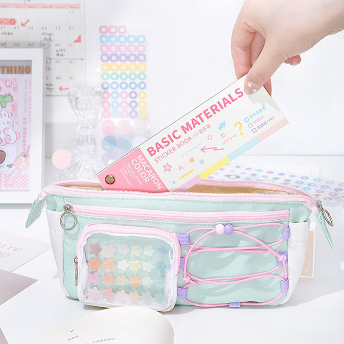 Basic Materials Sticker Book – Pastel & Neutral Palettes