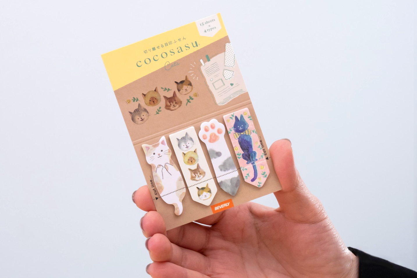Beverly Cocosasu Page Markers - Cat