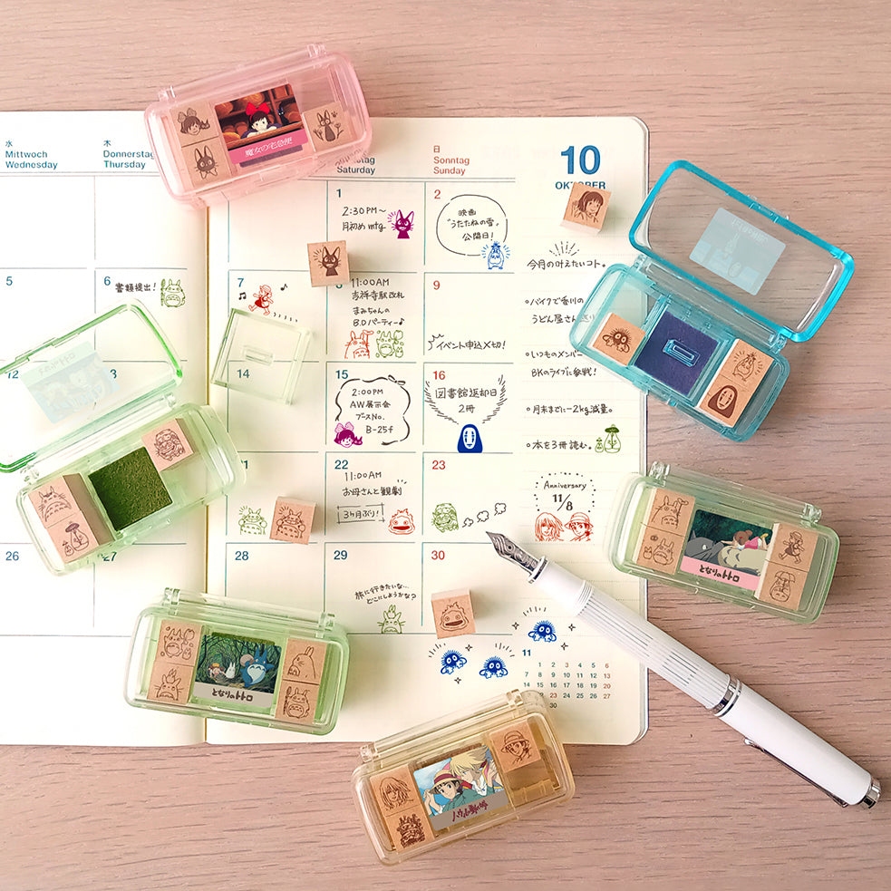 Beverly My Neighbor Totoro Stamp Set with Ink Pad - Ver 3