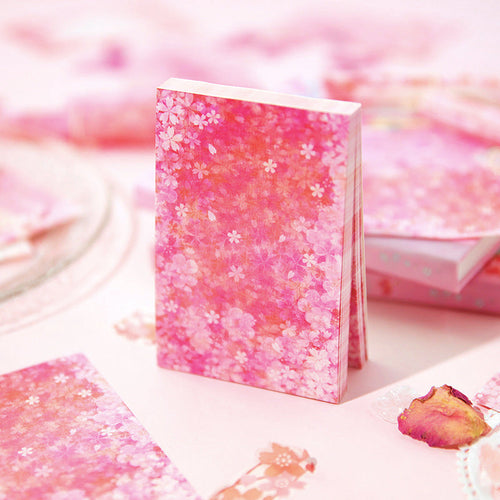 Blooming Flowers Memo Pad