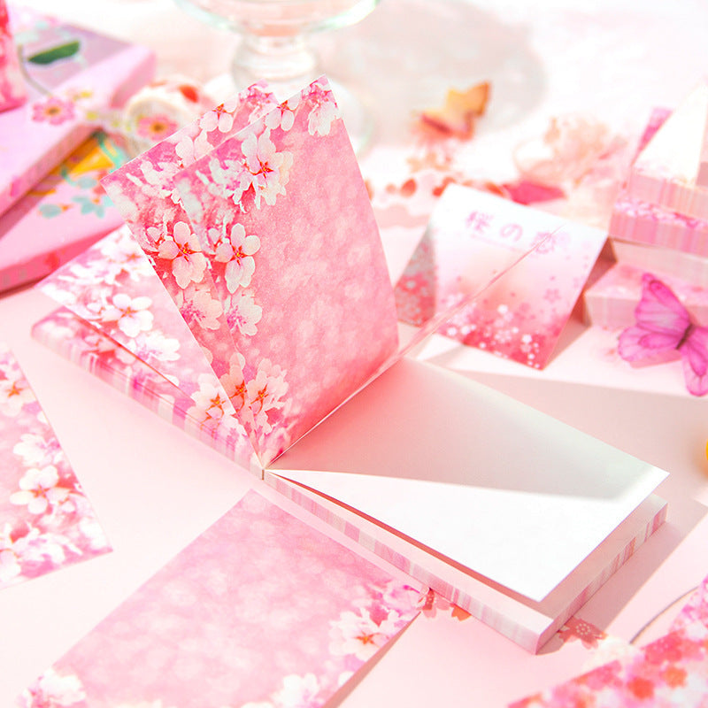 Blooming Flowers Memo Pad