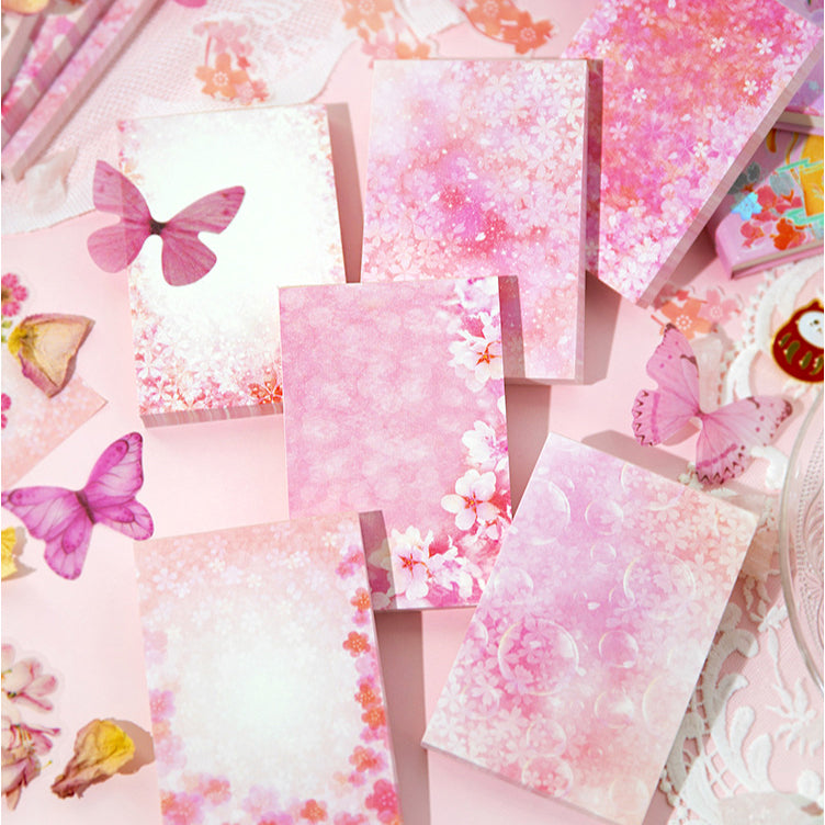 Blooming Flowers Memo Pad