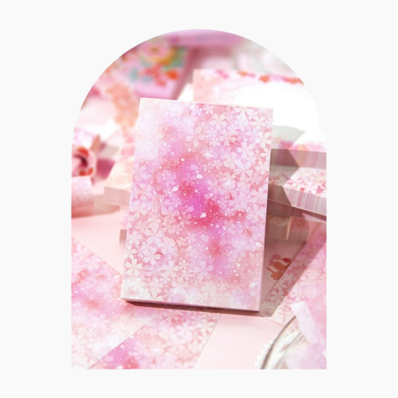 Blooming Flowers Memo Pad