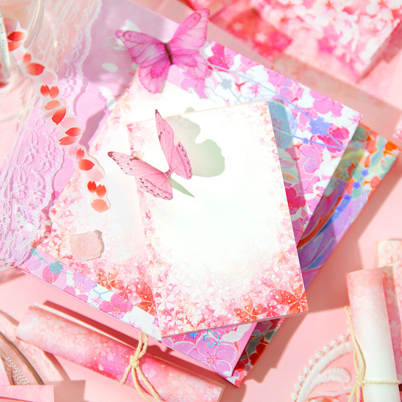 Blooming Flowers Memo Pad