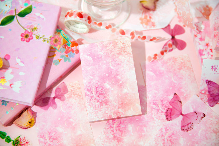Blooming Flowers Memo Pad