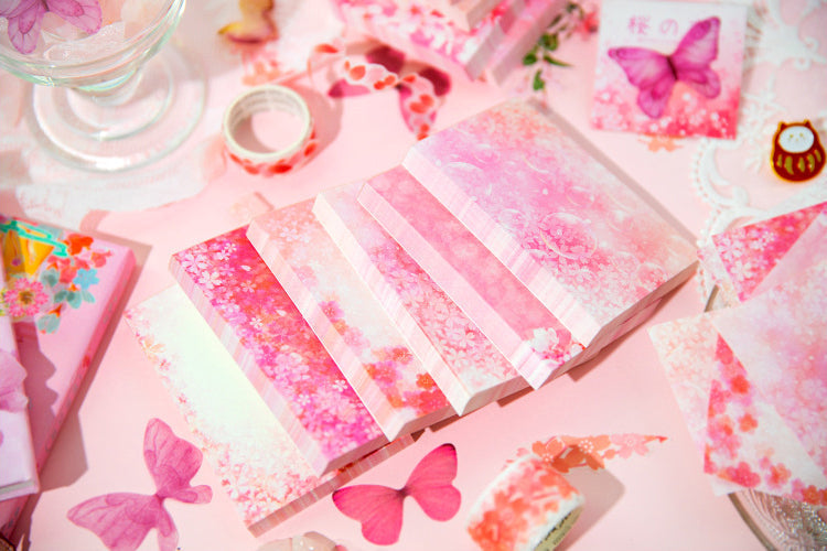 Blooming Flowers Memo Pad