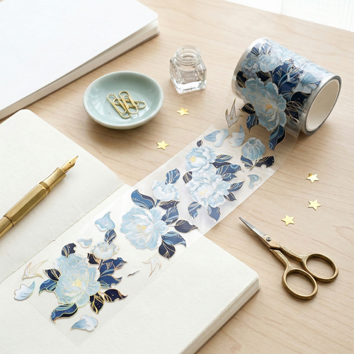 Blue Petunia Washi Tape