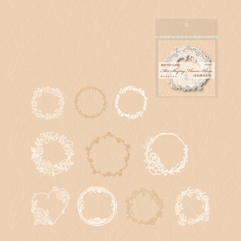 Botanical Wreath Decorative Scrapbooking Paper