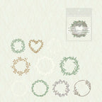 Botanical Wreath Decorative Scrapbooking Paper