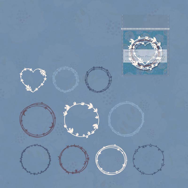 Botanical Wreath Decorative Scrapbooking Paper