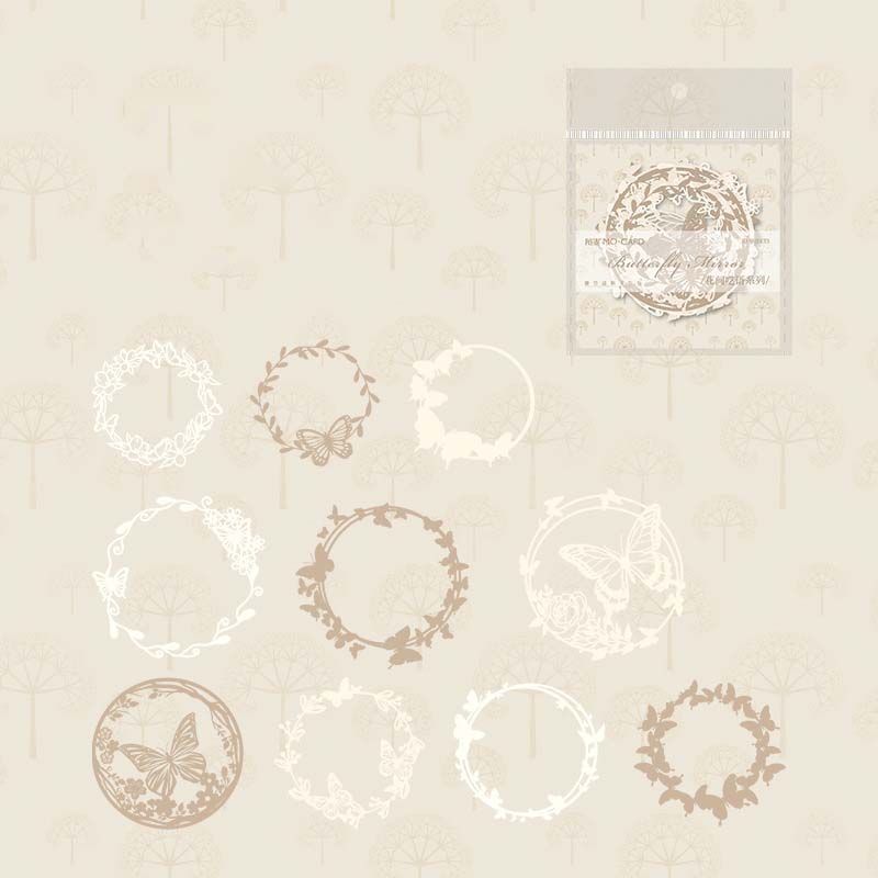 Botanical Wreath Decorative Scrapbooking Paper