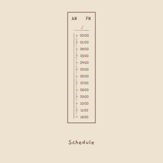 Bullet Journal Tracker Stamp