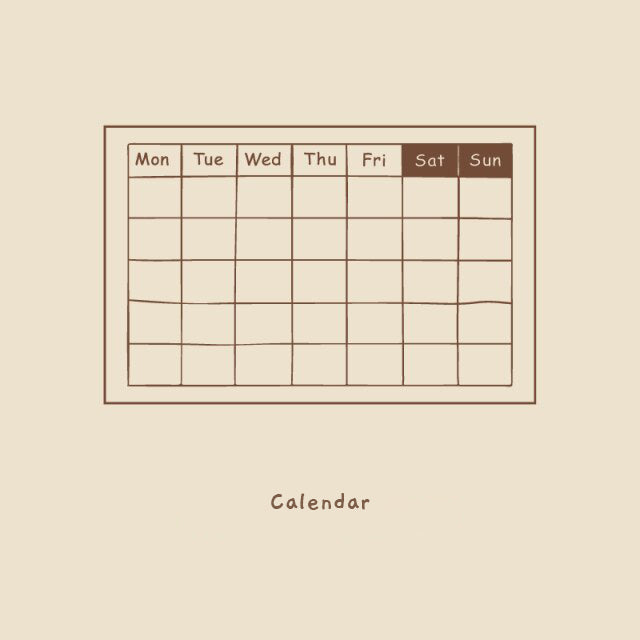 Bullet Journal Tracker Stamp