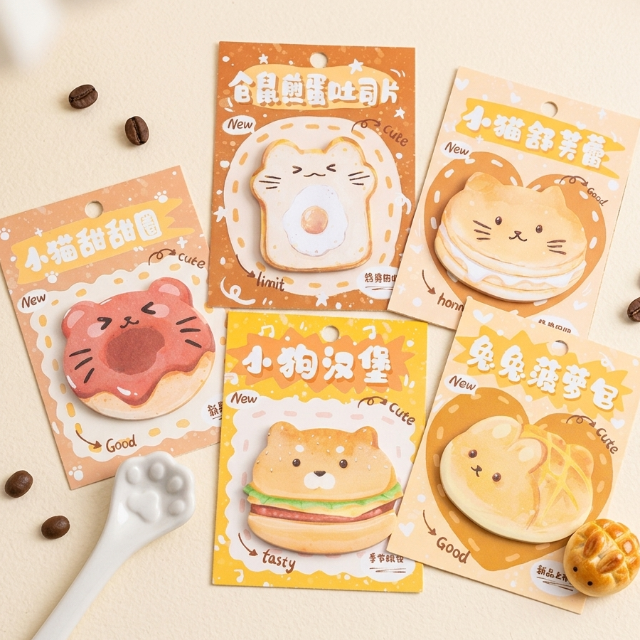 Bun Buddies Sticky Notes