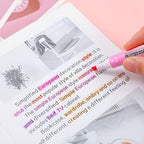 CY Double-Sided Color Highlighters - Set of 8