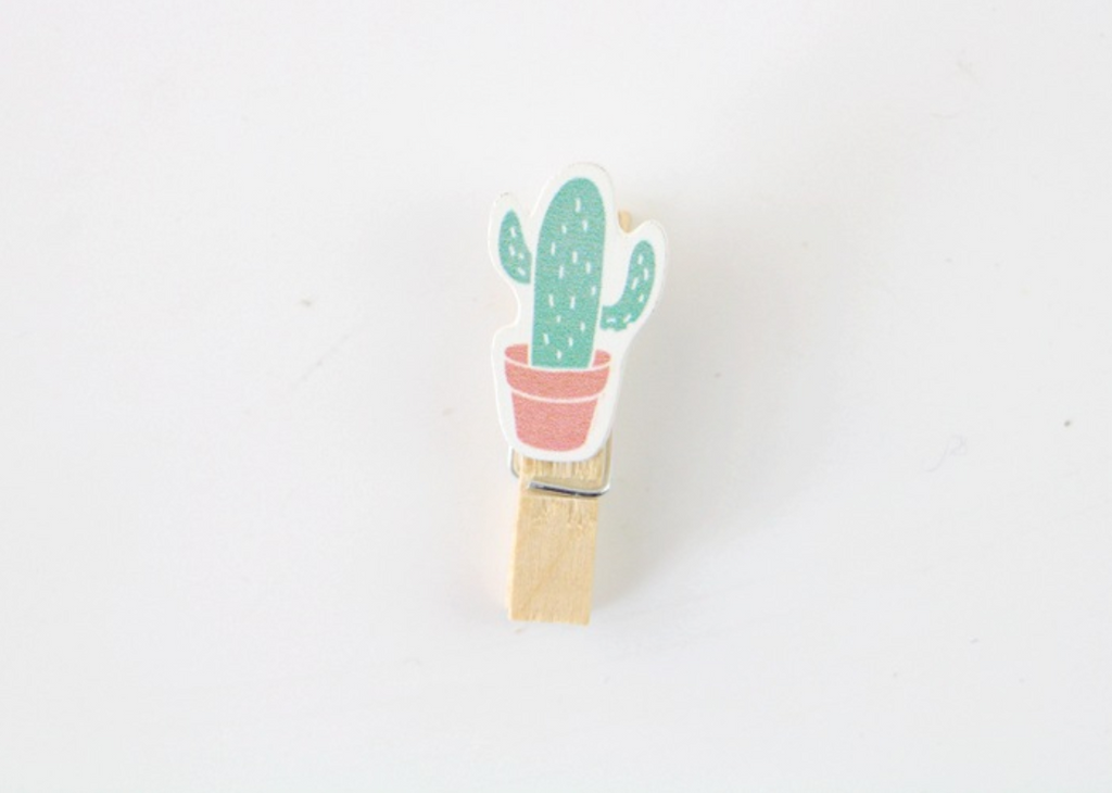 Cactus Wooden Pegs