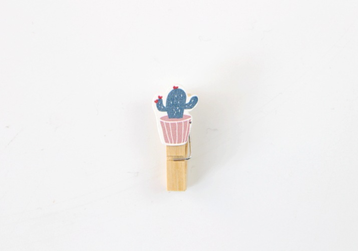 Cactus Wooden Pegs