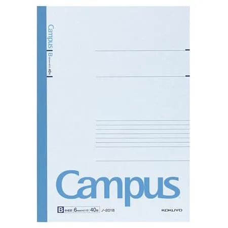 Campus Note - A4 (Ruled 6mm) - Blue - 40 Sheets