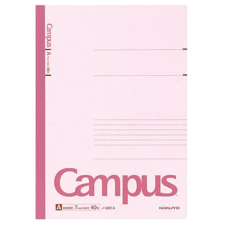 Campus Note - A4 (Ruled 7mm) - Pink - 40 Sheets
