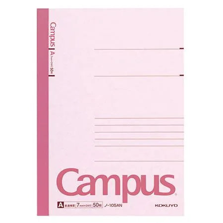 Campus Note - A5 (Ruled 7mm) - Pink - 50 Sheets