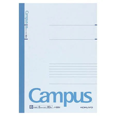 Campus Note - B5 (Ruled 6mm) - Blue - 80 Sheets