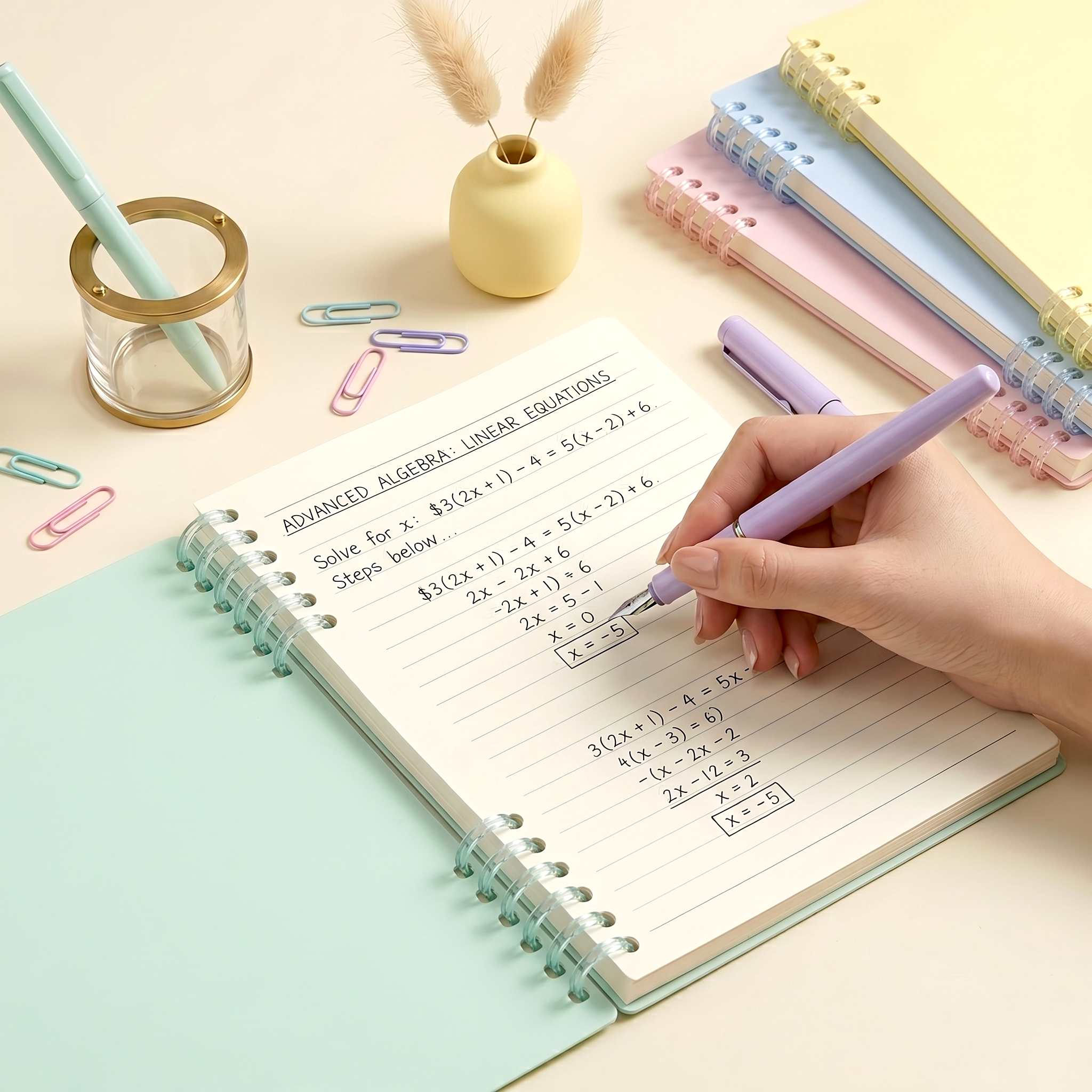 Candy Cloud A5 Edge-Bound Lined Notebook