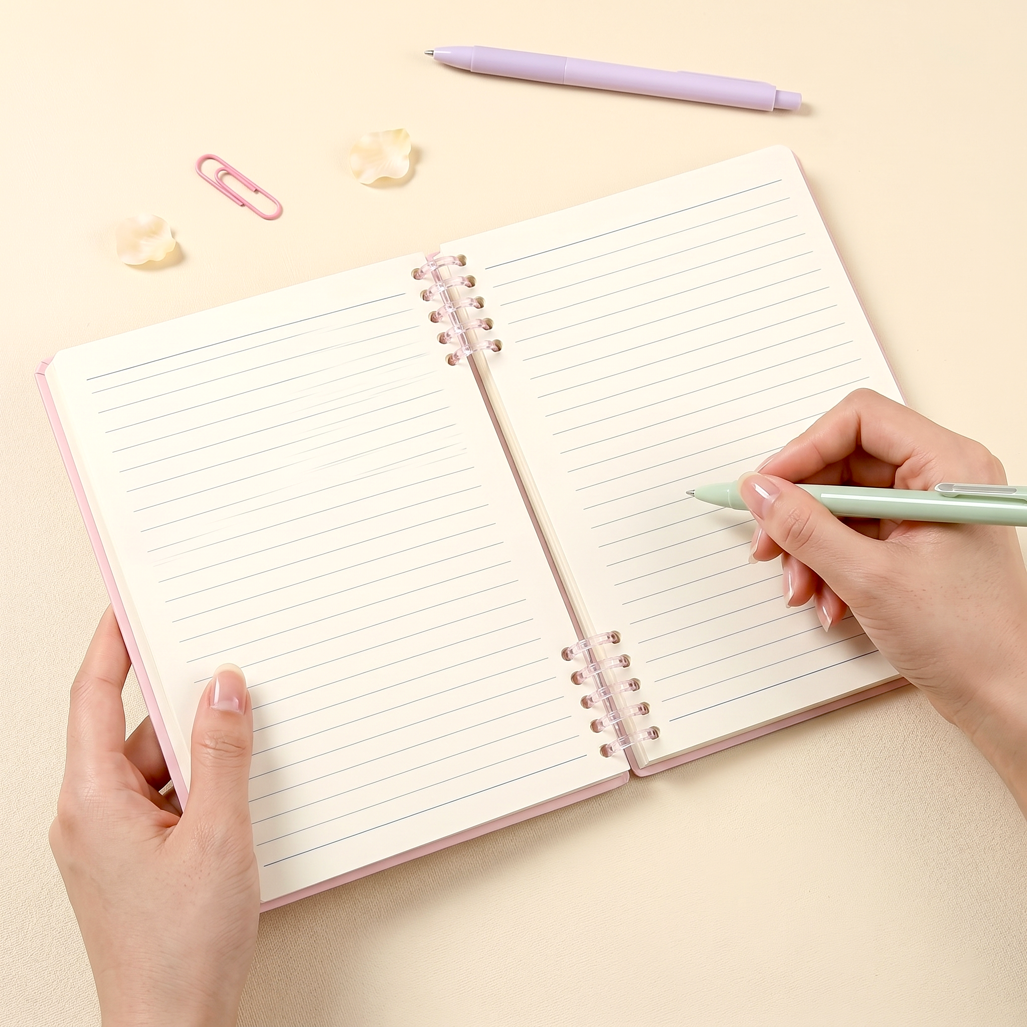 Candy Cloud A5 Edge-Bound Lined Notebook