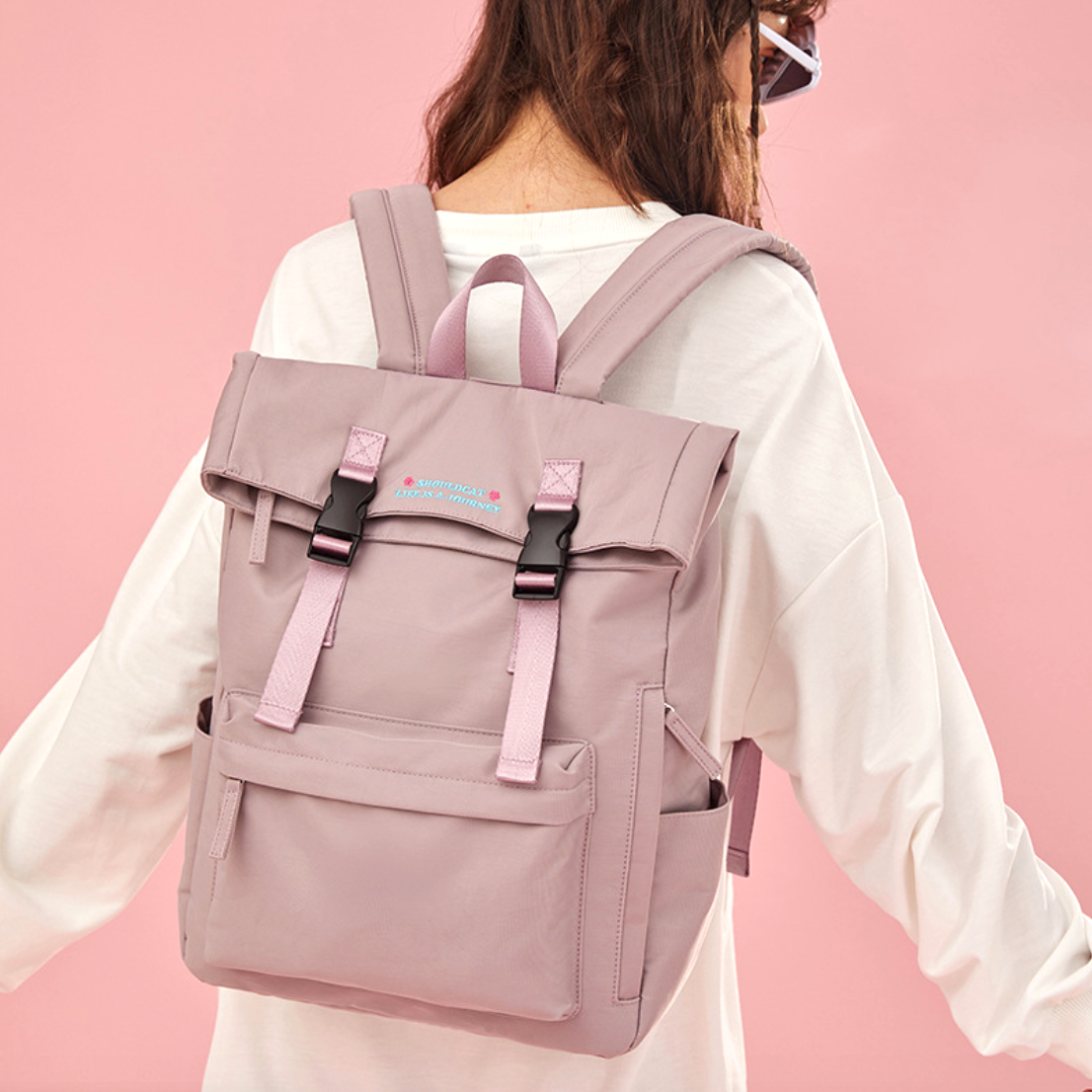 Canvas Foldover Backpack (4 Colors)