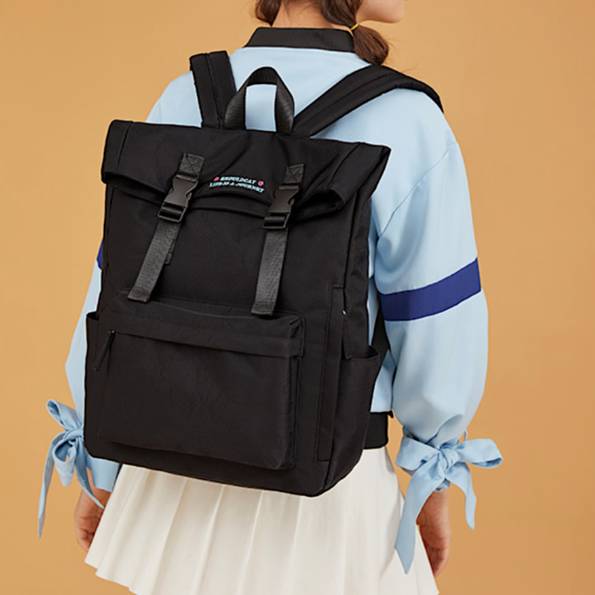 Canvas Foldover Backpack (4 Colors)