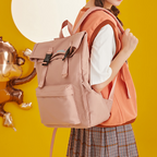 Canvas Foldover Backpack (4 Colors)