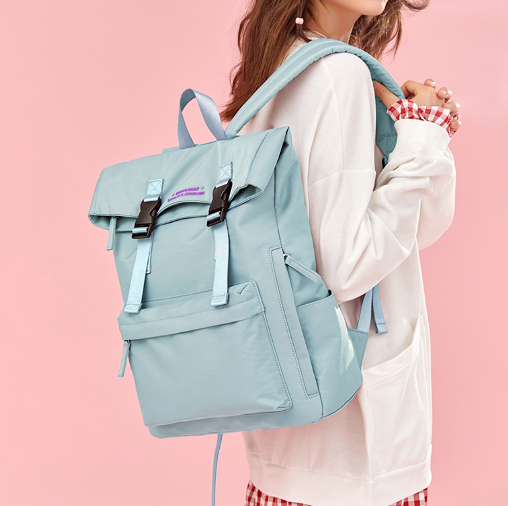 Canvas Foldover Backpack (4 Colors)