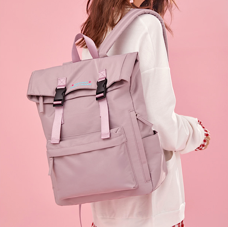 Canvas Foldover Backpack (4 Colors)