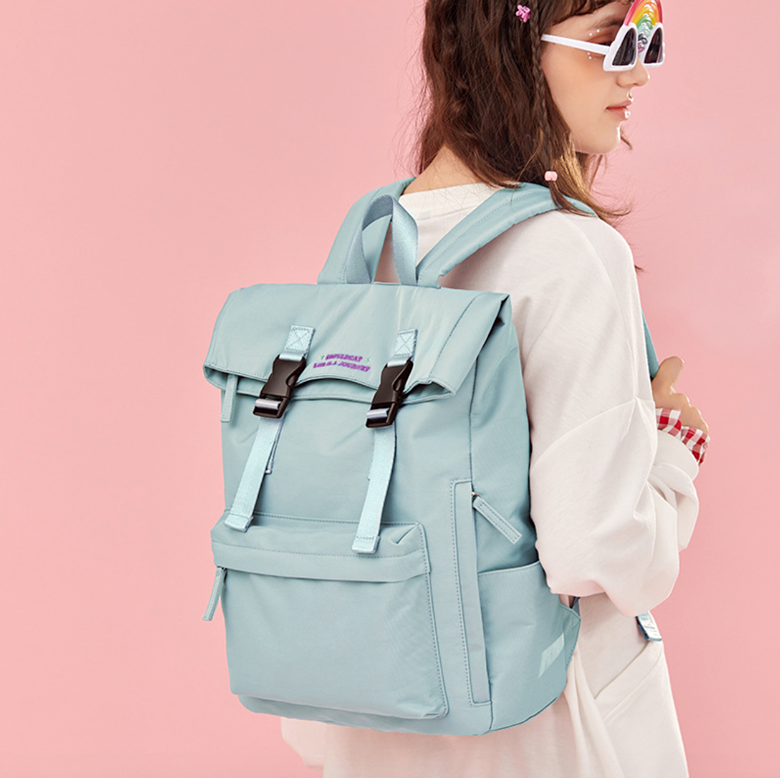 Canvas Foldover Backpack (4 Colors)