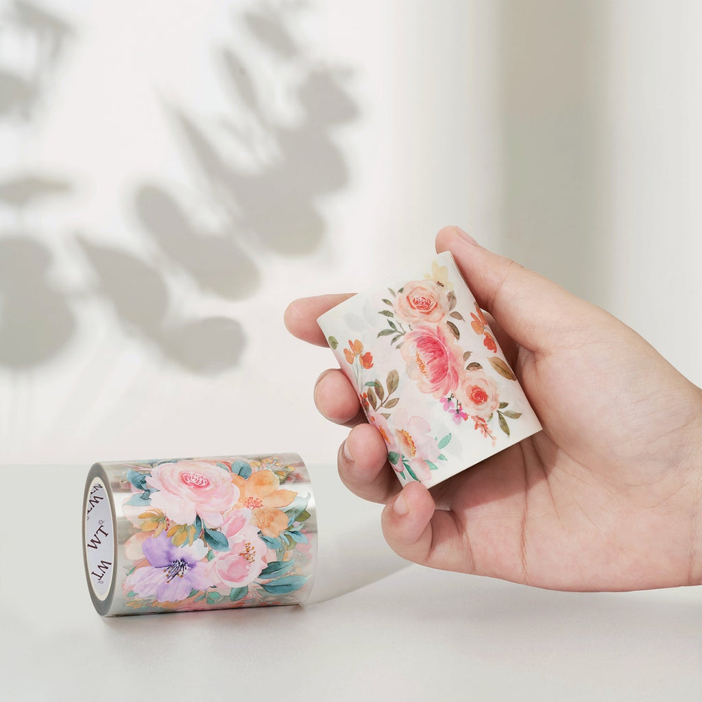 Flower Corridor Wide Washi / PET Tape