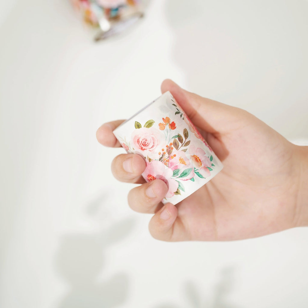 Flower Corridor Wide Washi / PET Tape
