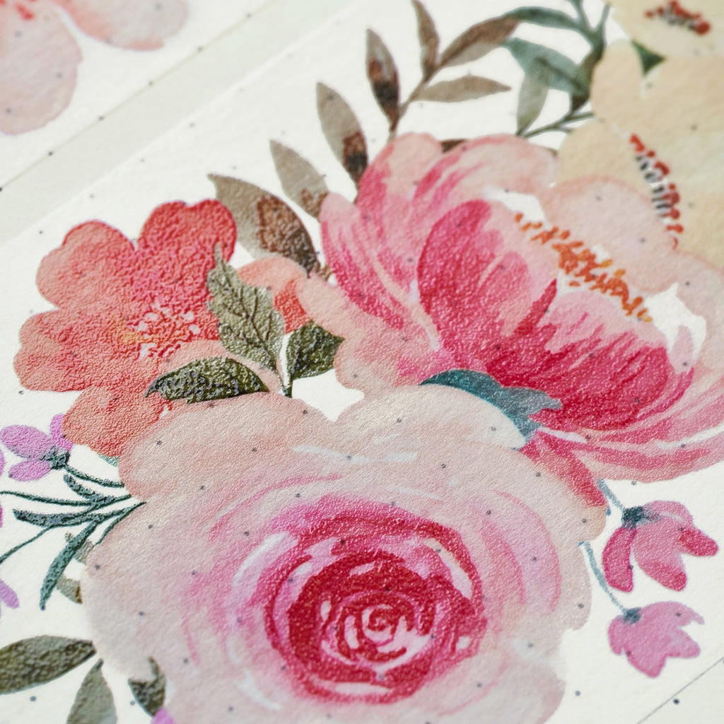 Flower Corridor Wide Washi / PET Tape