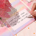 Cherry Blossom Cats Greeting Card
